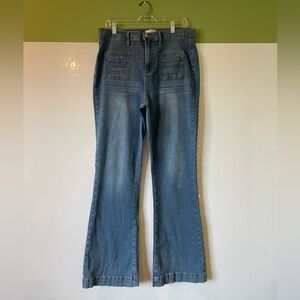 BOGO Nicole Miller Nomad Super High Rise Flare Jeans